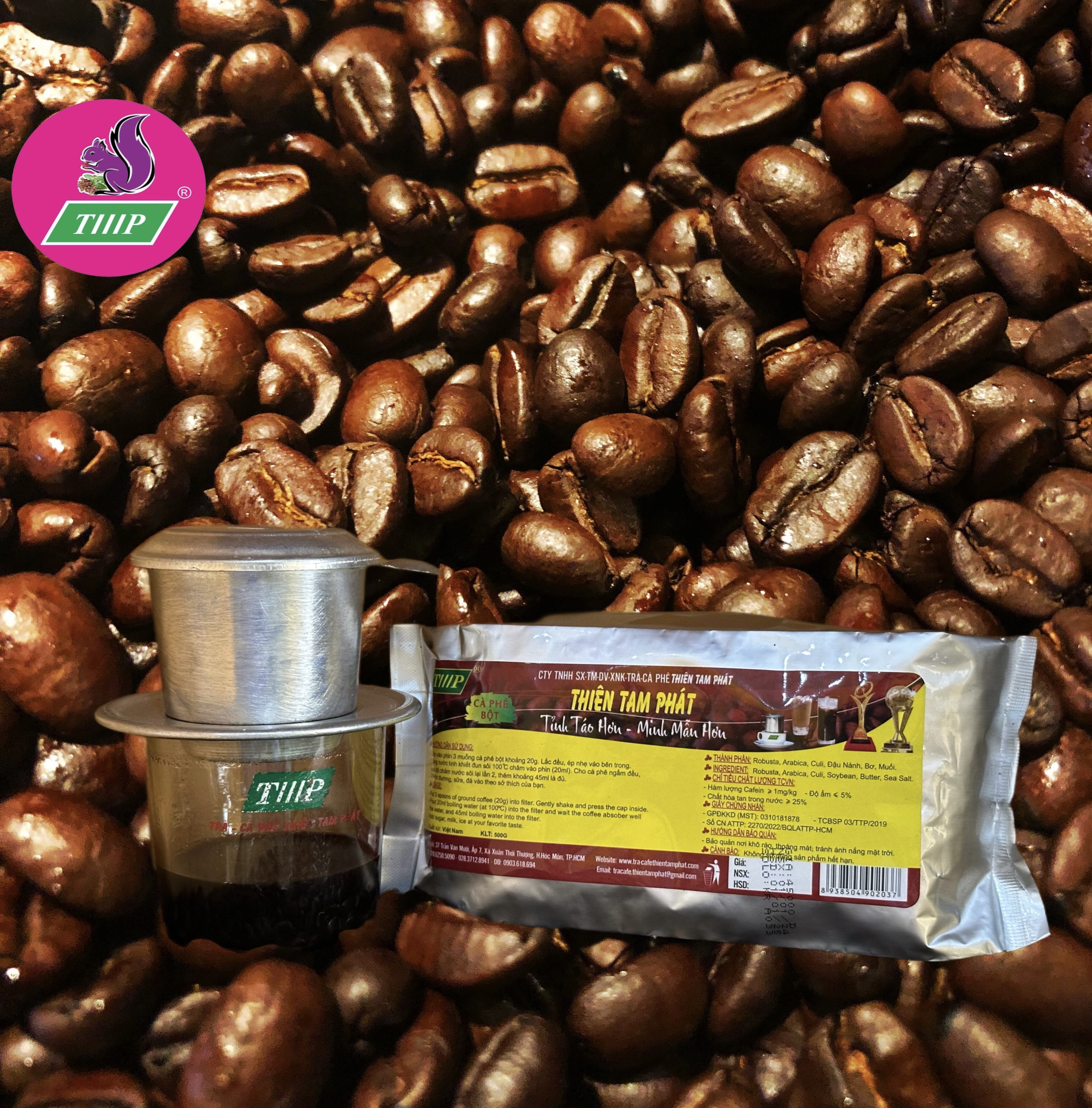 Cà Phê Bạc Nâu 500gr