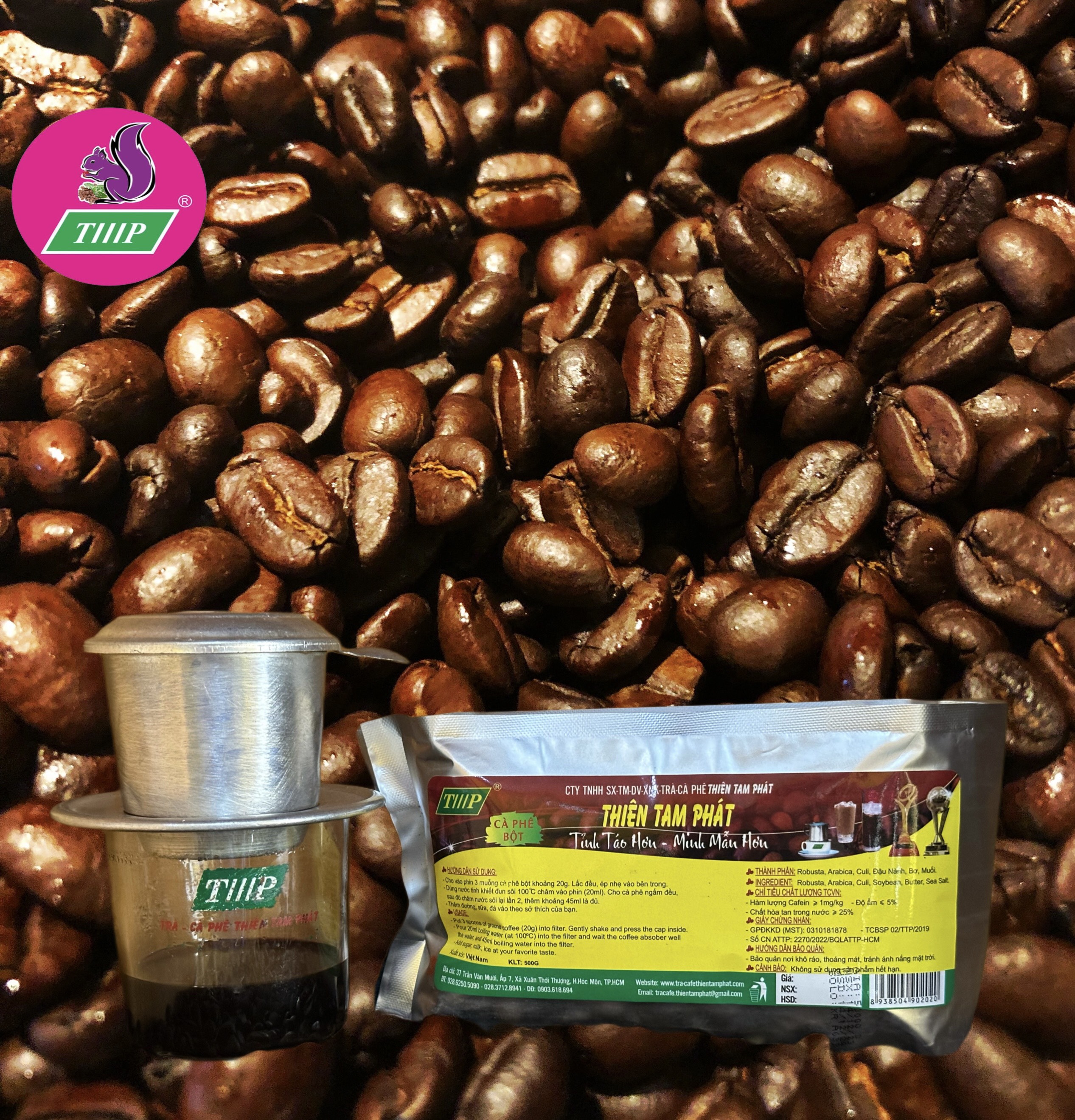 Cà Phê Bạc Xanh - 500gr